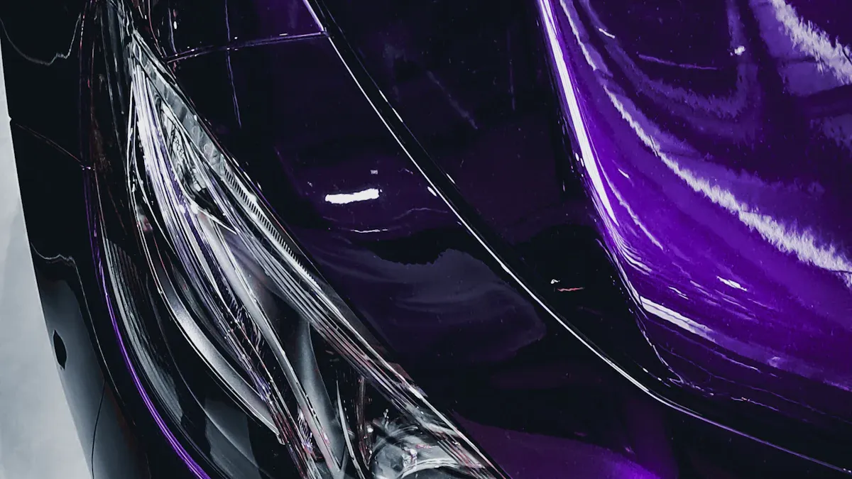 Types of Purple Car Wrap Finishes